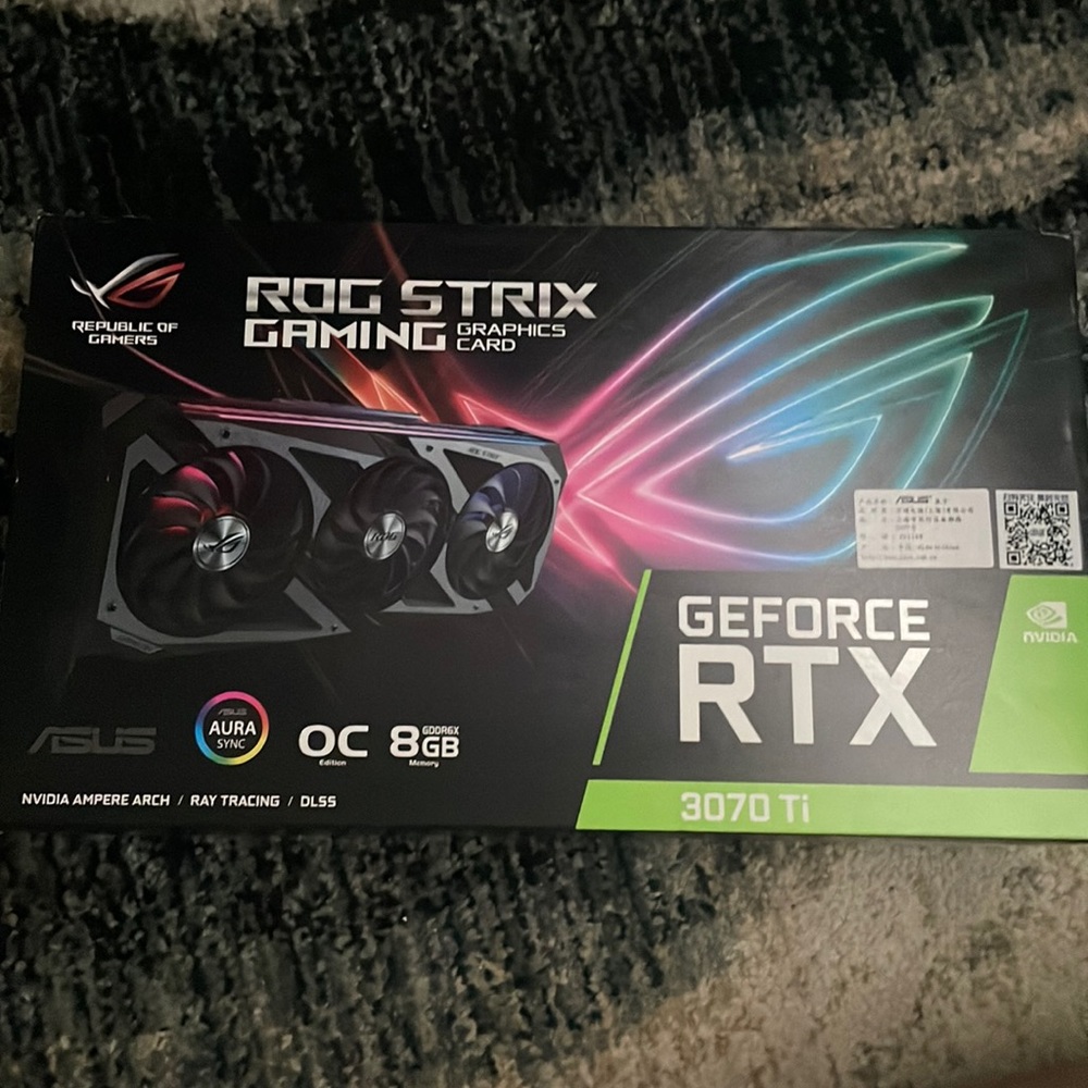 Asus rog strix 3070 ti gpu
